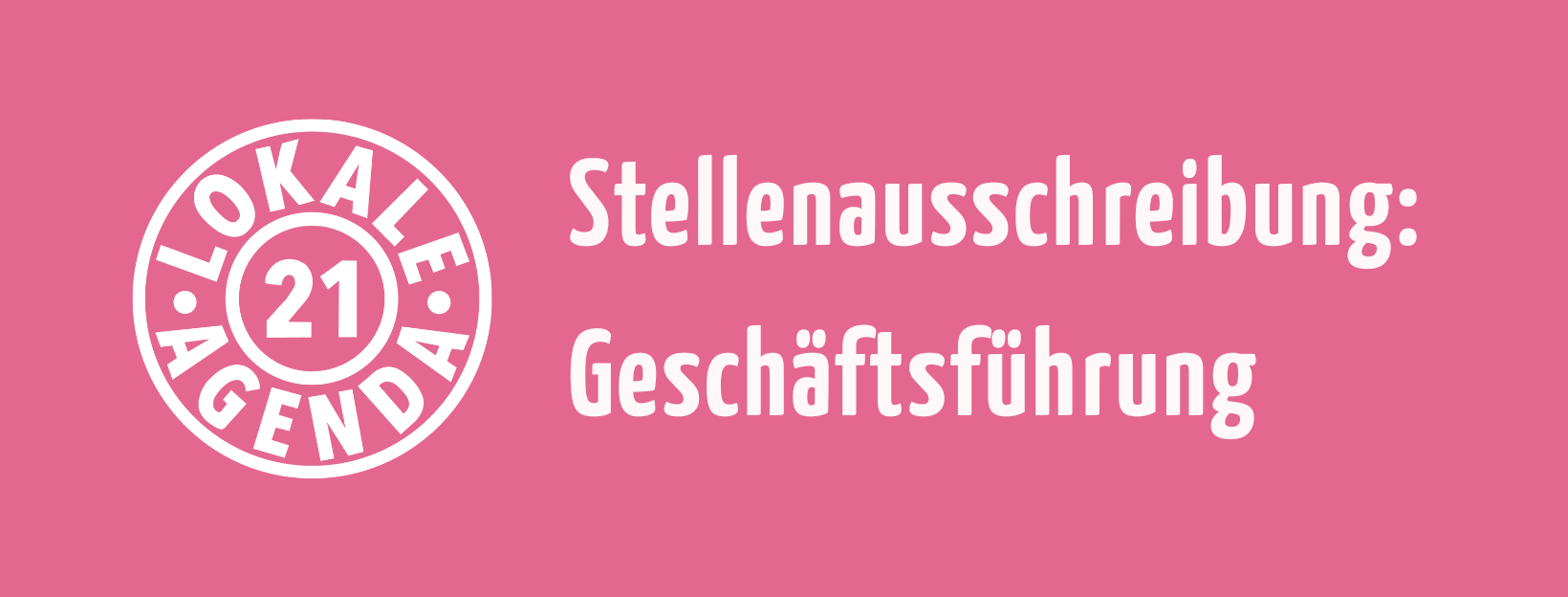 Stellenausschreibung Geschäftsführung