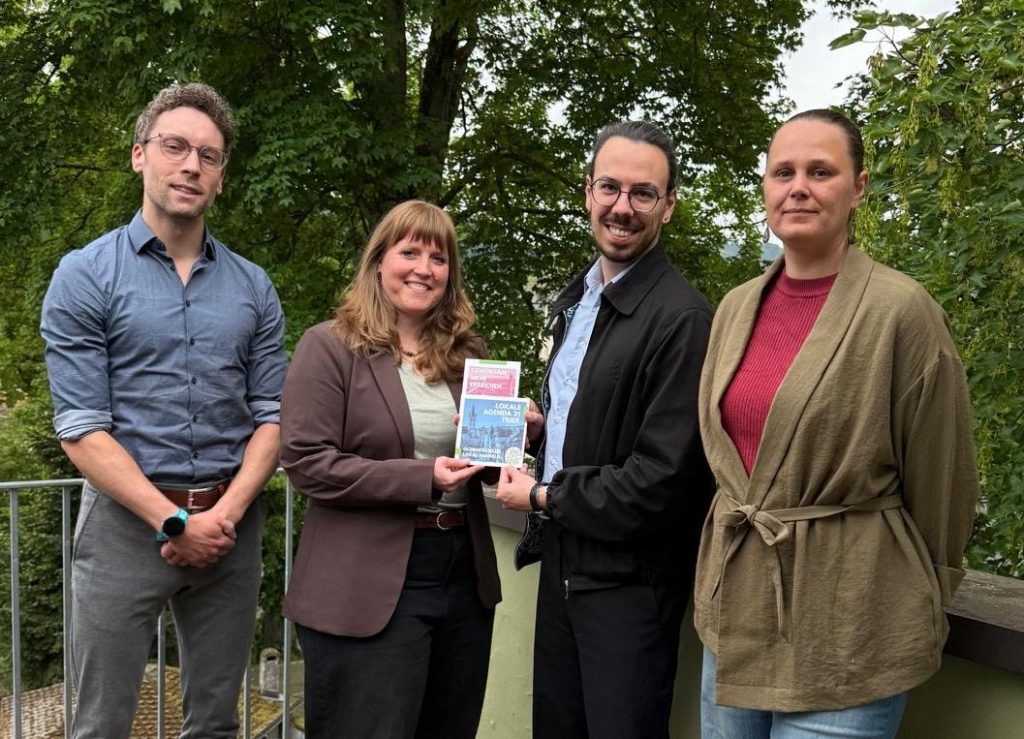 Foto von Tobias Kranz, Sophie Lungershausen, Jessie Müller und Sabrina Reichelt