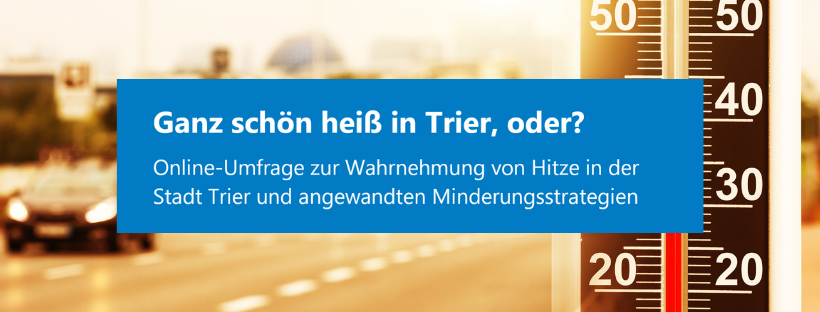 Bild von Autos auf einer Strasse mit Thermometer daneben. Warme, sommerliche Farbtöne